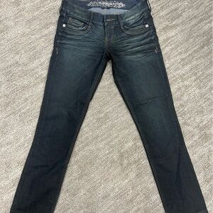 Express Vintage Dark Wash Denim Jeans